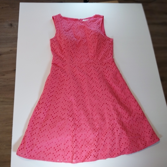 Liz Claiborne Formal Women's Size 8 Coral Sleeveless Dress - Picture 1 of 12